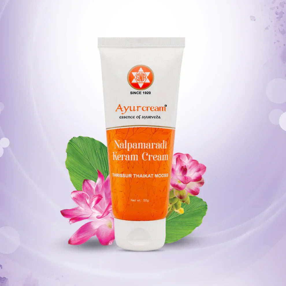 Ayurvedic Glow: The Benefits of Nalpamaradi Keram Cream for Even Skin Tone.